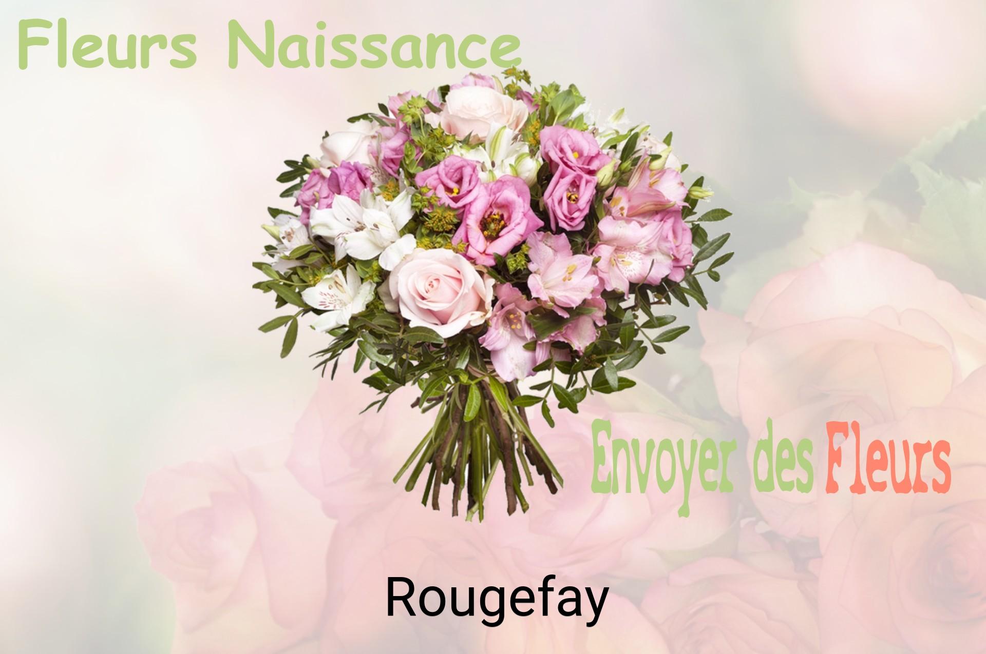 Bouquet de fleurs de naissance livré à Rougefay